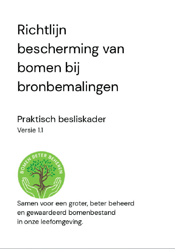 Richtlijn bescherming van bomen bij bronbemalingen 1-1
